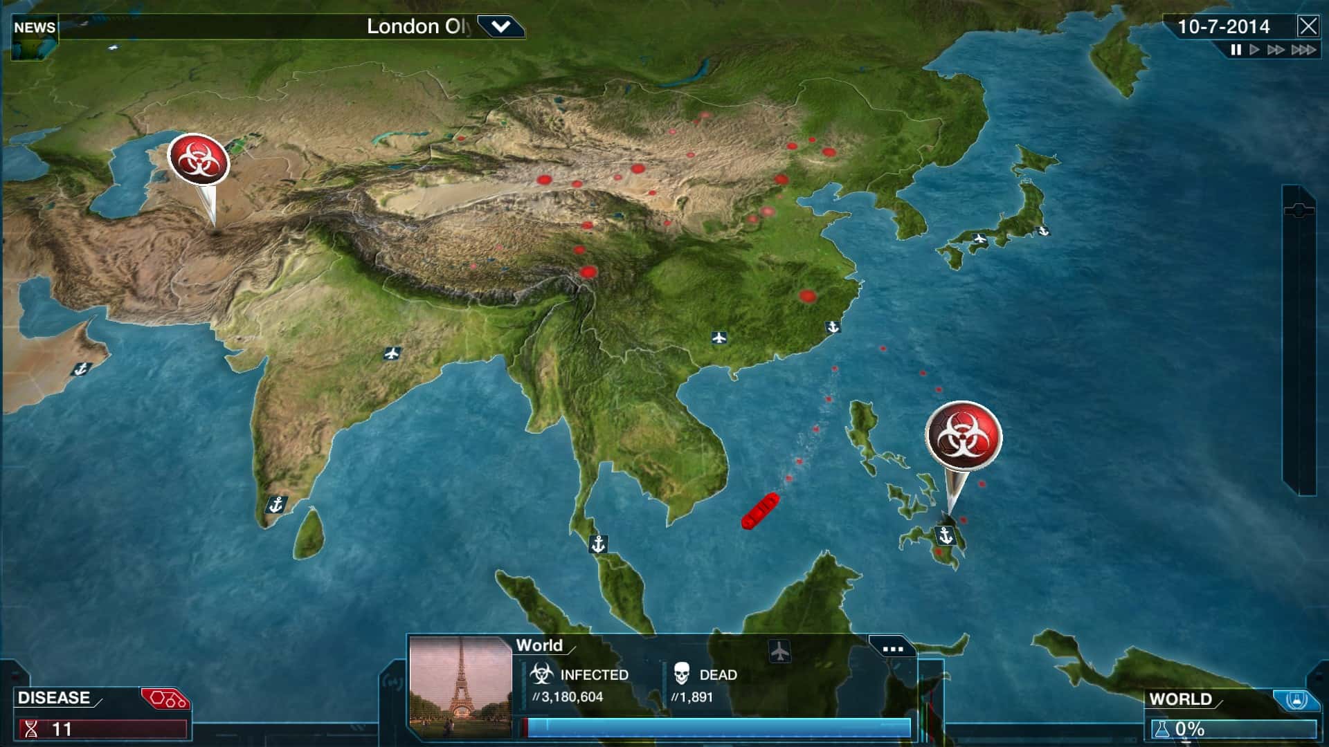 瘟疫公司:外星人与反疫苗 Plague Inc Evolved 全DLC背景